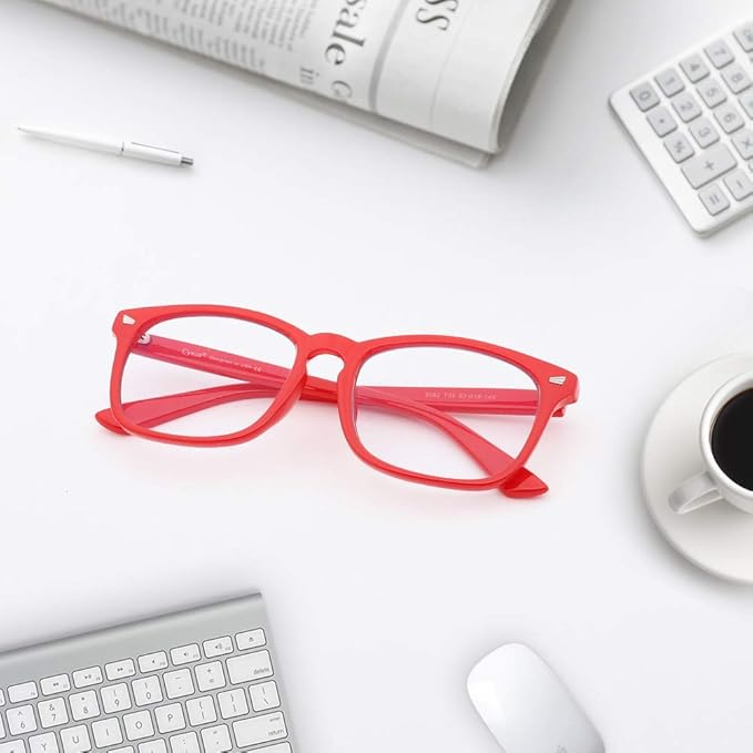 Cyxus Blue Light Glasses for Men Women Reduce Eye Strain UV Blocking for Computer Screen 8082