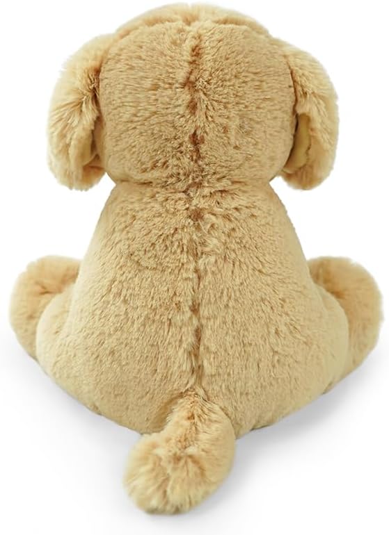 Stuffed Dog Puppy Sitting Toys Plush Animal, Realistic Dog Stuffed Animal Characters Stuffed Filled in Limbs 8.5 Inch Soft Huggable Gift for Kids with Stuffed Animals Birthday Gift for Girls Boys