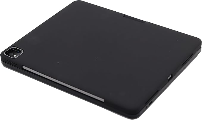 Keyboard Case for iPad Pro 12.9 inch 6th Generation 2022 5th 2021/4th 2020/3rd 2018 Gen,360 Rotatable Wireless Folio 180 Swivel Stand Hard Cover Black