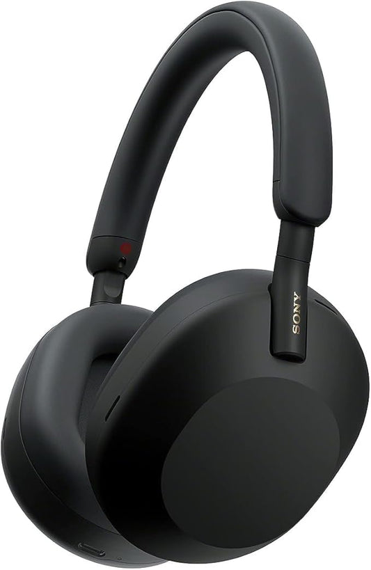Sony WH-1000XM5 Premium Noise Canceling Headphones, Auto NC Optimizer, 30-Hour Battery, Alexa Voice Control, Black
