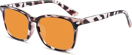 Blue Light Glasses for Woman Men | 99% Blue Light Blocking Glasses | Computer Glassess | Night Driving | Gaming | TV Phone Screen Reader Square Frame | Anti Eyestrain & UV Glare Protection