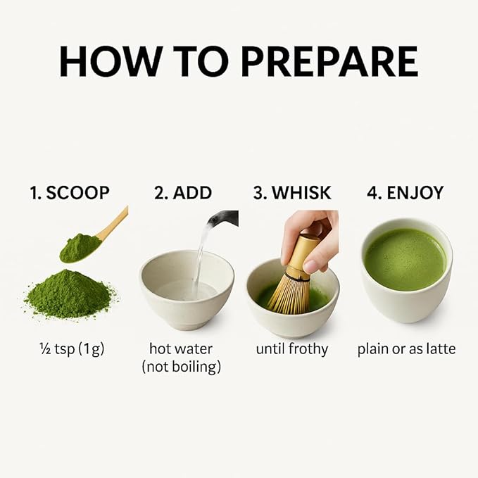 Ensori Matcha, Ceremonial Grade Matcha Powder, First Harvest, Authentic Japanese, 100% Pure, No Additives, 50 Servings, Sugar-Free Matcha Green Tea For Latte, (50gr)