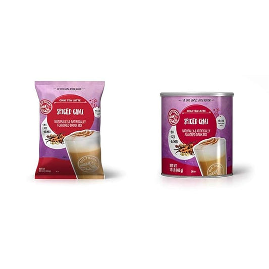 Big Train Spiced Powdered Instant Chai Tea Latte Mix, Spiced Black Tea with Milk, 56 Ounce