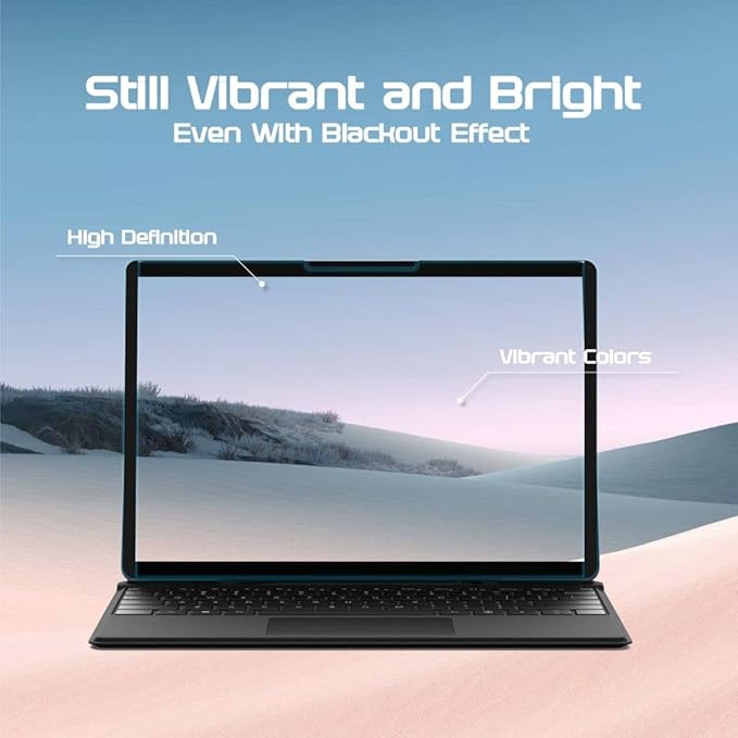 Computer Privacy Screen Filter for Widescreen Monitor - Anti-Glare, Blue Light Reduction, and Privacy Shield Protector - 23.8 Inch 16:9 Aspect Ratio