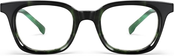 Dollger Blue Light Blocking Glasses For Woman Men Thick Frame Round Non-Prescription, pertain Work，Computer Gaming，TV