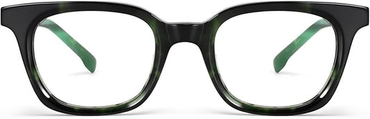 Dollger Blue Light Blocking Glasses For Woman Men Thick Frame Round Non-Prescription, pertain Work，Computer Gaming，TV