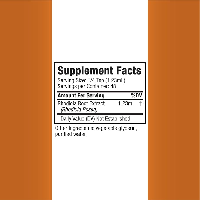 Rejuvica Health Active Rhodiola - Rhodiola Root Extract with Natural Occuring Rosavins, Liquid Delivery for Better Absorption - Supports Energy Levels and Stress Relief
