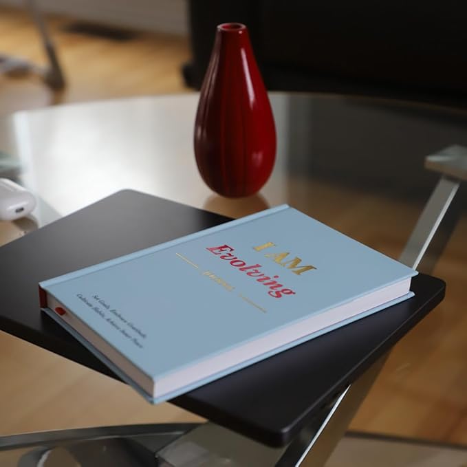 iAmEvolving Personal Growth Journal: Set Goals, Embrace Gratitude, Cultivate Habits, Achieve Inner Peace - Undated, A5, 288 Pages, Hardcover, Columbia Blue