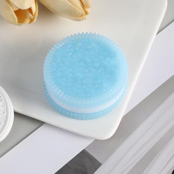 Squishy Fidget Toys,Handmade Silicone Stress Squishy Toy,Ultra-Soft Decompression Venting Toys,Perfect Desk Accessory for Stress Toys(Blue)