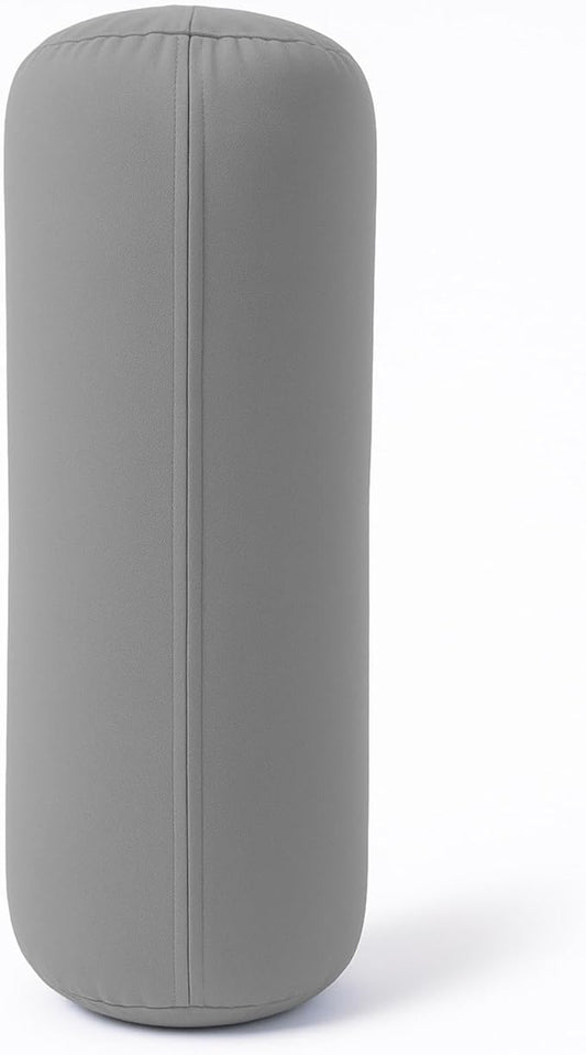 Yogikuti Iyengar Yoga Bolster for Restorative Yoga and Meditation – Lightweight Cotton Support Pillow with Handle for Easy Carry, Versatile for Pose Modification, Balance, Back Relief, and Relaxation