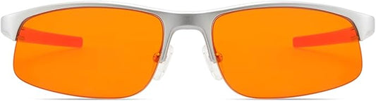 99.9% Blue Light Blocking Glasses for Men Women Anti-Fatigue Computer Gaming Glasses Stop Eyestrain Headaches