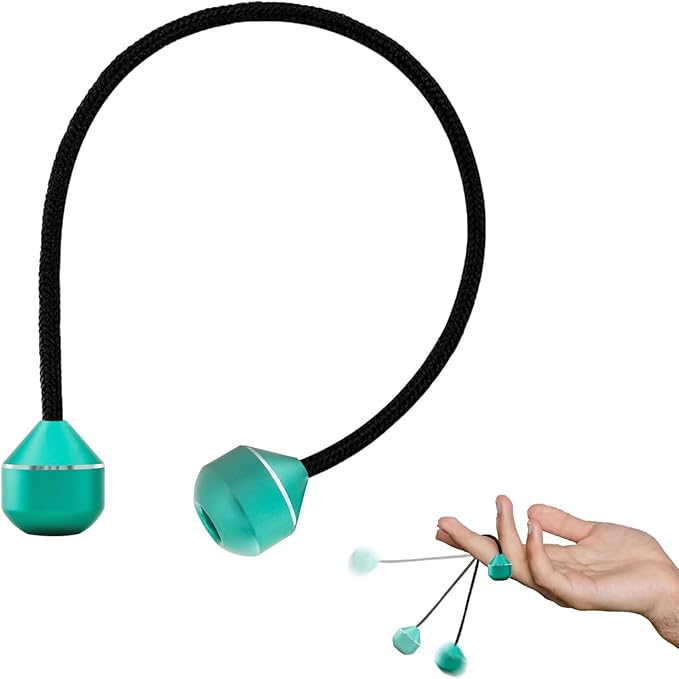 Fidget Beads, Metal Fidget Toy EDC Anxiety Relief Toy for Men Women Teens Skill Players Stress Relief Toys(A-Green)