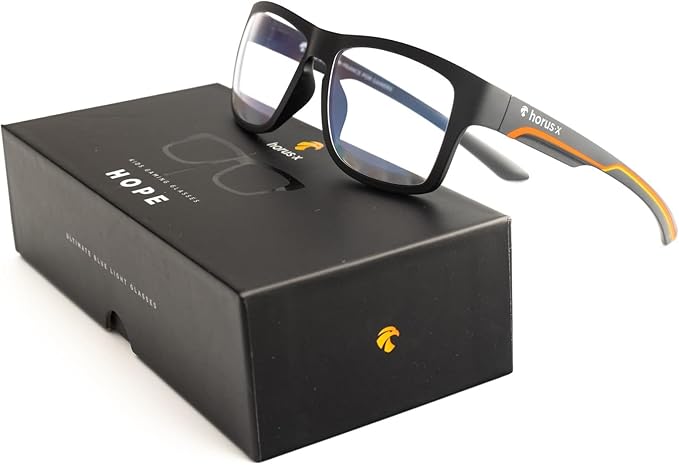 Horus X - Kids Blue Light Blocking Glasses | Computer glasses for boys and girls | Clear