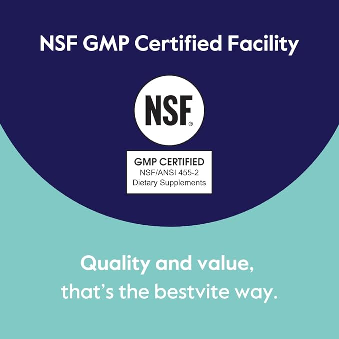 BESTVITE Melatonin 1 mg (240 Vegetarian Capsules) - No Stearates - No Sucralose, No Dextrose, No Silicon Dioxide, No Mannitol - Vegan - Non-GMO - Gluten-Free