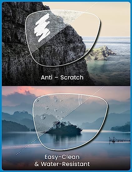 GUDVUE Blue Light Glasses, Computer/Gaming/TV/Phones Glasses for Women/men, Anti Glare/UV400/Eye Strain, Rose Gold Pro