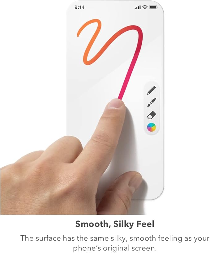 ZAGG Glass Elite VisionGuard Screen Protector for Apple iPhone 14 Pro Max - 5X Stronger, Blue-Light Protection, Anti-Fingerprint Technology, InvisibleShield, Easy to Install