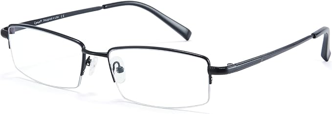 Cyxus Blue Light Blocking Frameless Glasses for Men/Women UV Protection Rimless Eyewear Computer Eyeglasses Relieve Eyestrain Anti Glare