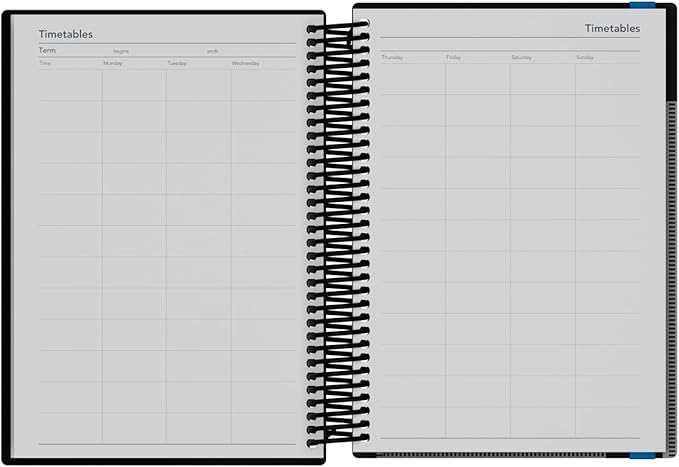 Collins 'Delta' 14 Month Mid/Academic Year Planner, July 2025-August 2026 Day-to-Page Appointments Diary, A5 Wiro Bound Cover, Orange