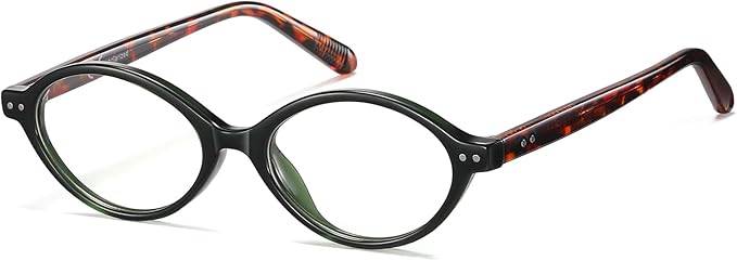 HAOLOTA Blue Light Blocking Glasses Women, Trendy Round Anti Eyestrain UV Glare TV Phone Computer Gaming Eyeglasses