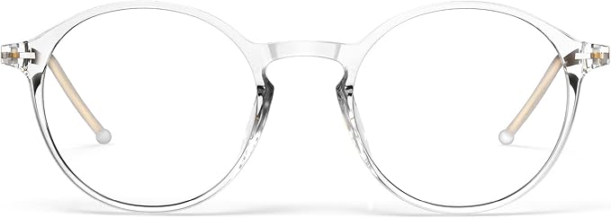 VISOONE Round Lightweight Blue Light Blocking Glasses Women Men Fashion Cute Thin Eyewear Niko