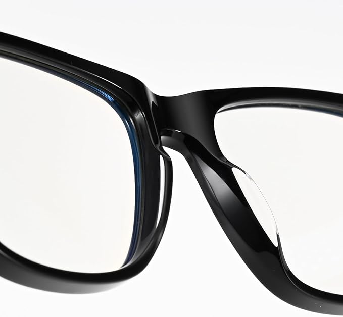 Dollger Fashionable Square Transparent Lenses Blue Light Blocking Glasses for Women Men - Computer Glasses for Stylish Women