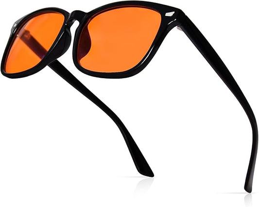 OPTOFENDY Blue Light Glasses for Men Women, Gaming Glasses for Computer, TV, Phone with Anti Fatigue, Eyestrain & UV Glare