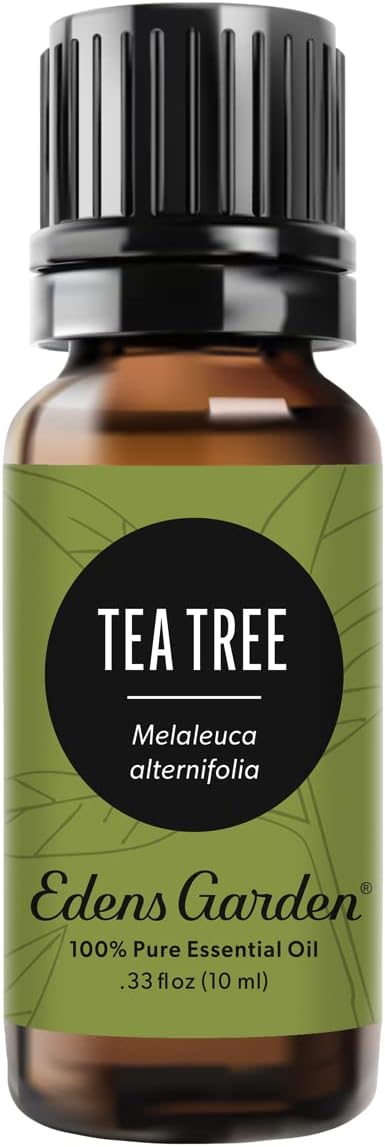 Edens Garden Tea Tree Essential Oil- 100% Pure Premium Grade, Undiluted, Natural, Therapeutic, Aromatherapy, The Best for Diffuser, Hair, Humidifiers, Kid Safe 10 ml (.33 fl oz)