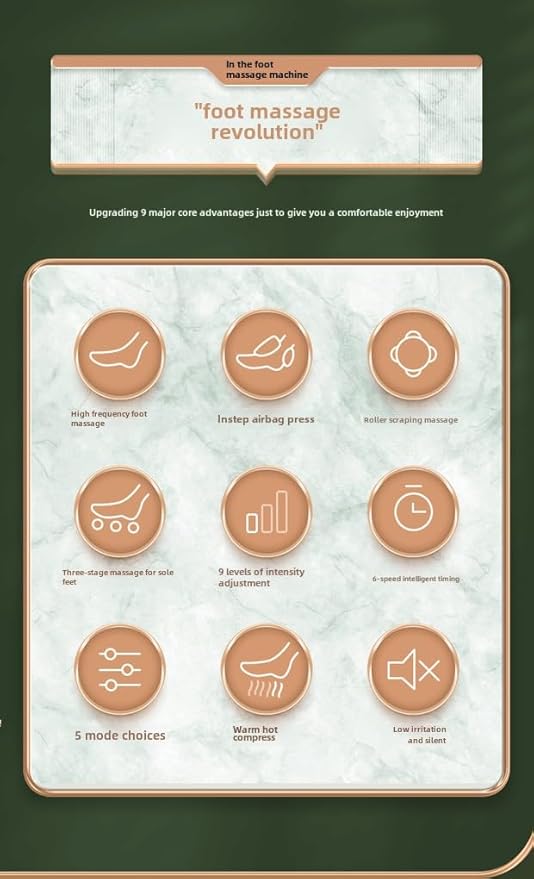 Electric Foot Massager Machine with Heat - Shiatsu Kneading for Pain Relief, Plantar Fasciitis & Neuropathy, Home Use Foot Therapy for Circulation and Muscle Relaxation (Gray)