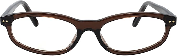 TIJN Olisa Blue Light Blocking Glasses for Women Men,Oval Glasses Frame Bluelight Glasses for Gaming/Computer/Screen