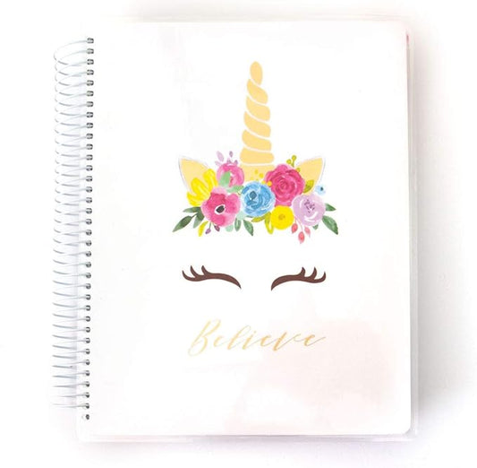 Paper House Productions 12 Month Undated 9.5" Planner with Month and Event Flag Stickers - Student Life