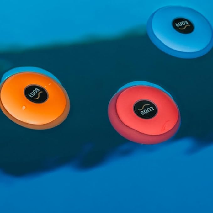 SONR Music, Open-Ear Underwater Music Player for Swimmers, Swimming Headphones, Waterproof Bone Conduction MP3 Player, Underwater Swimming Headphones with Bluetooth (Sunny)