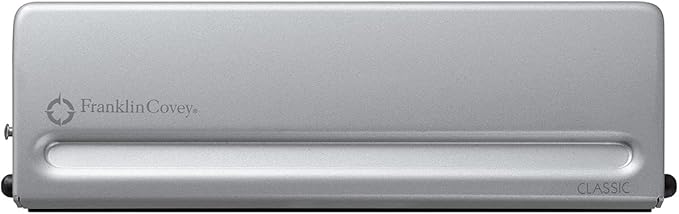 FranklinCovey - Metal Hole Punch - 7-Hole Punch for Adding Pages to Planners (Classic)