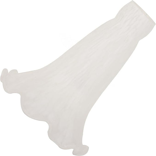 Bieye LS10S Lily Flower Blown Glass Lampshade (White, Opening I.D. 0.87" x O.D. 1")