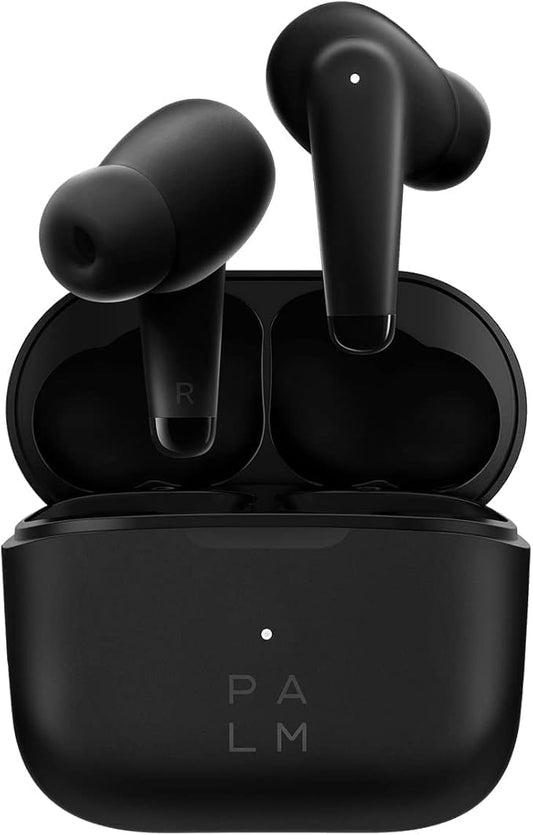 Palm Buds Pro, Lightweight and Comfortable True Wireless Noise Cancellation Earbuds, Deep Bass, 6-Microphones, Hybrid ANC, Ambient Mode, Clear Calls, IPX4 Water Resistant, 24h+ Playtime, Bluetooth 5