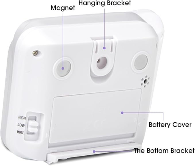 Digital Countdown Kitchen Timer - AIMILAR Count Up Down Magnetic Timer Clock with Loud Alarm Fast Setting for Cooking Baking Gym Students