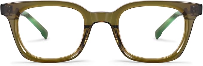 Dollger Blue Light Blocking Glasses For Woman Men Thick Frame Round Non-Prescription, pertain Work，Computer Gaming，TV