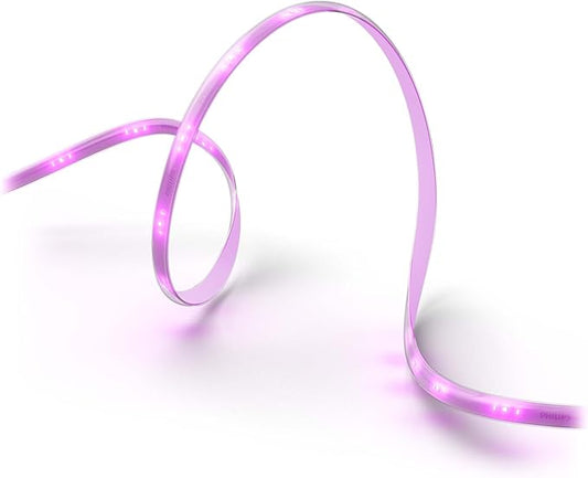 Philips Hue Indoor 16 Ft Smart LED Solo lightstrip Base Kit - 1 Pack - Control with Hue App - Compatible with Alexa, Google Assistant and Apple HomeKit