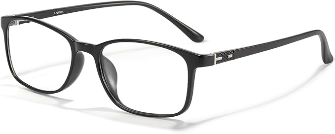 ANRRI Blue Light Blocking Glasses Anti Eyestrain UV Filter Computer Game Eyeglasses Lightweight Frame