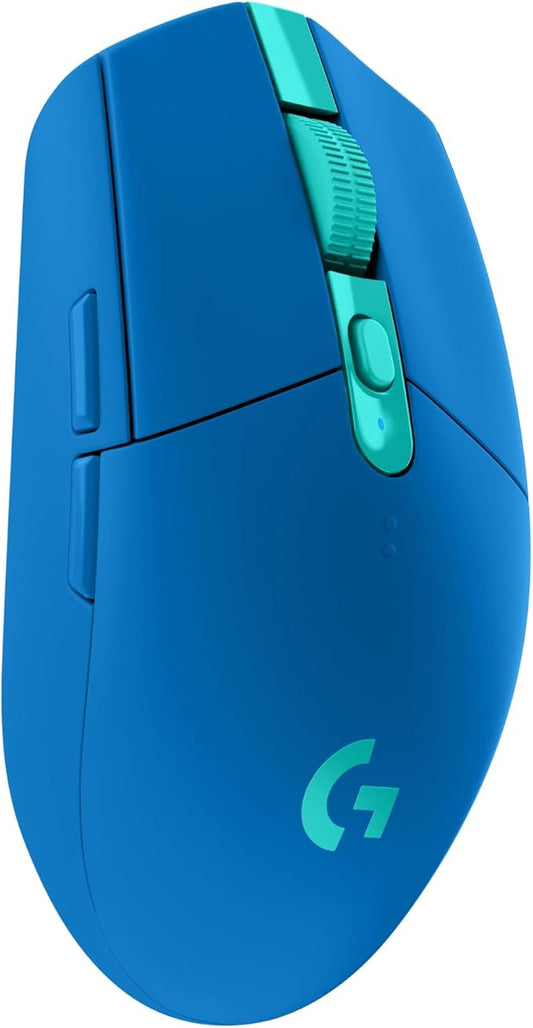Logitech G305 LIGHTSPEED Wireless Gaming Mouse, Hero 12K Sensor, 12,000 DPI, Lightweight, 6 Programmable Buttons, 250h Battery Life, On-Board Memory, PC/Mac - Blue
