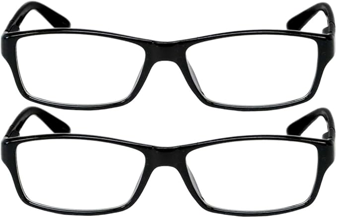 TruVision Readers Blue Light Blocking Reading Glasses 9604HP with Comfort Spring Hinges for Men and Women