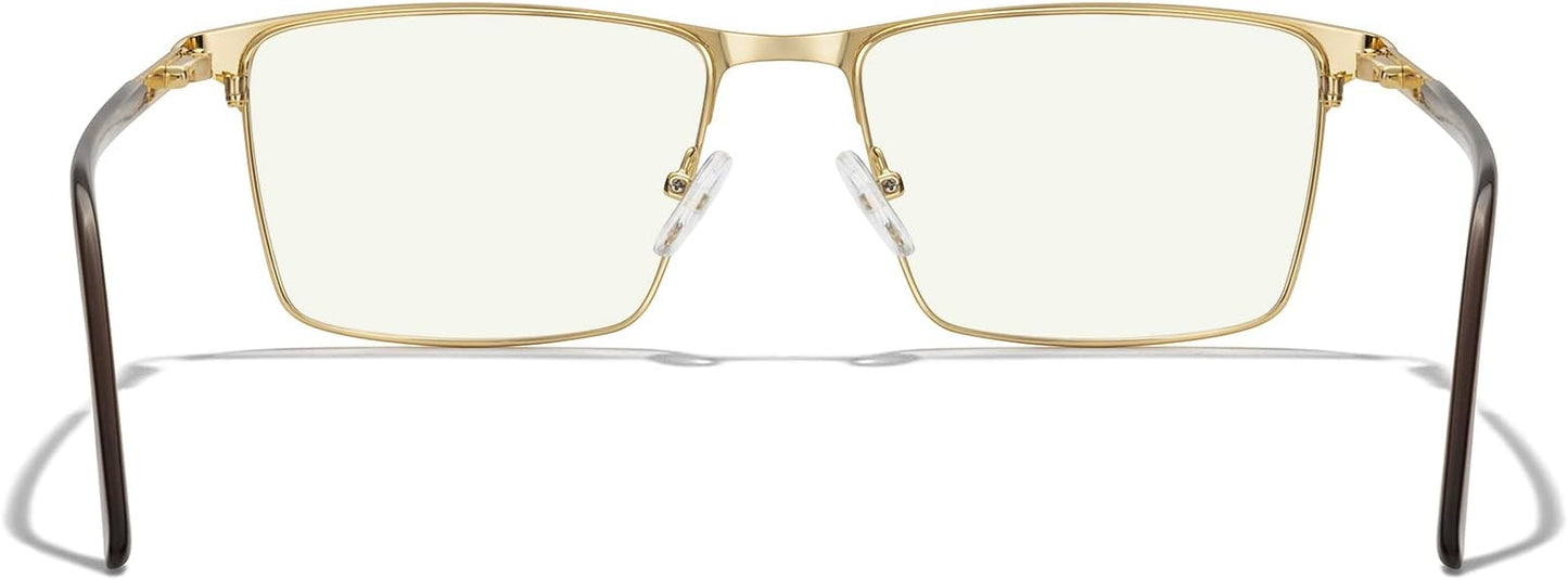 MERRY'S Men's Blue Light Blocking Glasses - Vintage Computer Reading Glasses for Men