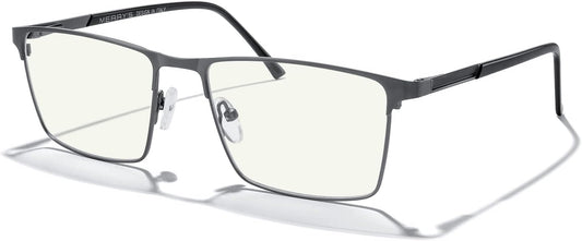 MERRY'S Men's Blue Light Blocking Glasses - Vintage Computer Reading Glasses for Men