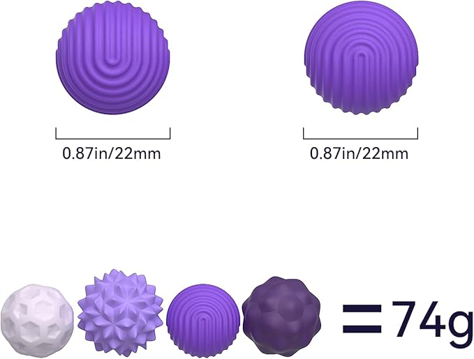 Fidget Magnetic Balls Toys, 8Pcs Silicone Sensory Stress Relief Toys for Adults,Teens with Autism, Anxiety, Quiet Executive Desk Magnet Ball for Office,Stocking Stuffers for Womens Gifts