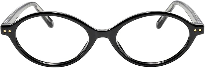 TIJN Olisa Blue Light Blocking Glasses for Women Men,Oval Glasses Frame Bluelight Glasses for Gaming/Computer/Screen