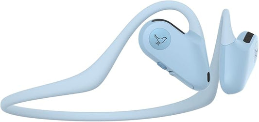 Libratone UP Open Ear Bluetooth Headphones, Weight only 23.5g, dust and Water Resistant, up to 8 Hours of Battery Life, Premium Sound for Workouts and Sports, Dual-mic AI Clear Calls (Blue)
