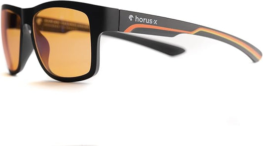 Horus X ® • Kids Blue Light Blocking Glasses | Gaming glasses | Screen Protection for boys and girls | Amber