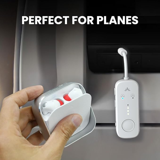 Noise Cancelling Earbuds for Airplane Travel, Latest Bluetooth 5.3 LE Audio Headphones with Qualcomm Chip, Auracast, aptX Adaptive, Audio Sharing & App EQ, Sky Infinity NC