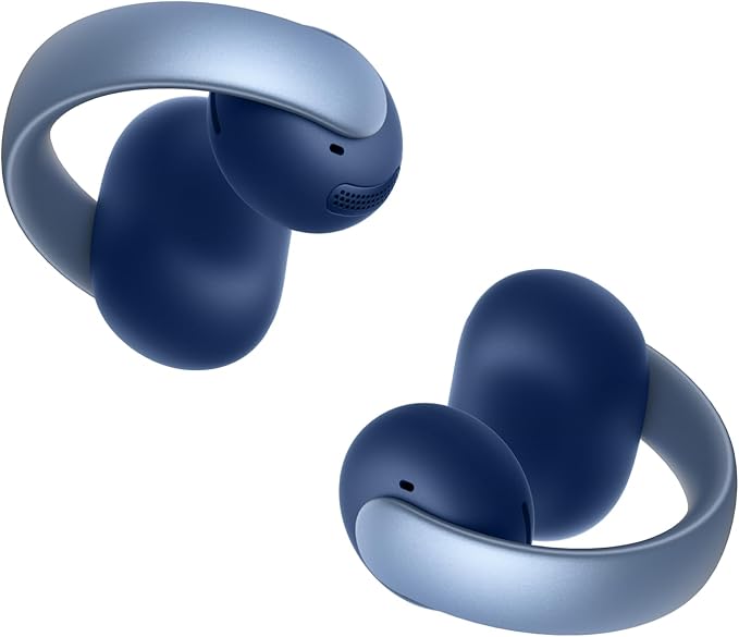 Soundcore AeroClip by Anker, Open-Ear Earbuds, Clip-On Headphones, Adaptive Comfort, Clear Calls with 4 Mics and AI, Stable Fit, 12mm Drivers for Powerful Bass, Hi-Res, Open-Ring Design