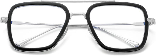 Tony Stark Style Blue Light Blocking Glasses for Men Women, Iron Man and Spider-Man Computer Gaming Glasses