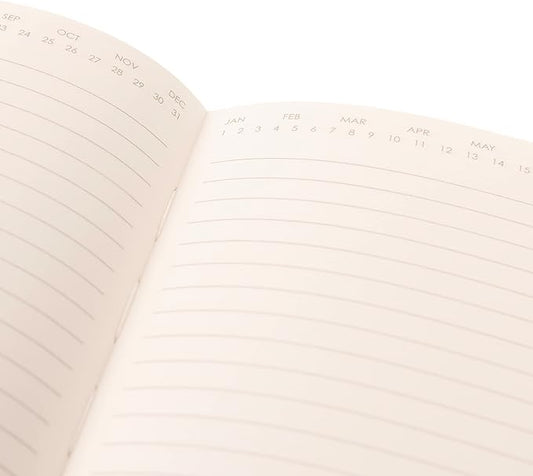 Graphique Apollo Vegan Leather Journal | Hardcover Notebook | 192 Lined Pages | Inner Pocket, Pen Loop, Elastic Closure | Work, Diary, Notes | 8” x 10”